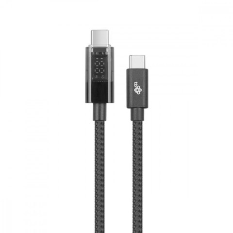 Kabel USB C 1m z wskaźnikiem mocy ładowania LED 100W
