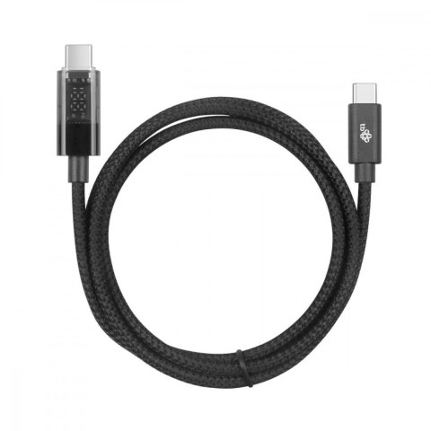 Kabel USB C 1m z wskaźnikiem mocy ładowania LED 100W