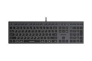 Klawiatura A4 Tech FStyler FX60H multimedialna z białym podświetleniem USB