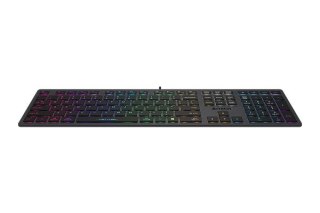 Klawiatura A4 Tech FStyler FX60H multimedialna podświetlana z USB