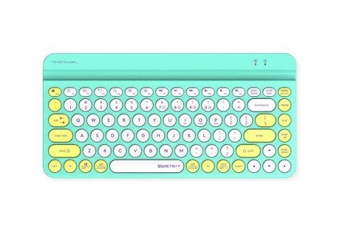 Klawiatura A4 Tech FStyler FBK30 Avocado bezprzewodowa cicha retro