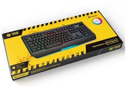 Klawiatura Tracer GAMEZONE RAY X USB gamingowa z RGB i Anti-ghosting