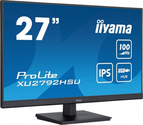 Monitor IIYAMA ProLite XU2792HSU-B6 27 FHD IPS 100Hz slim z hubem USB