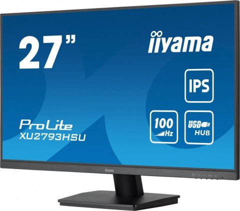 Monitor IIYAMA Prolite XU2793HSU-B6 27 cali IPS 100Hz z hubem USB FHD