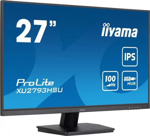 Monitor IIYAMA Prolite XU2793HSU-B6 27 cali IPS 100Hz z hubem USB FHD