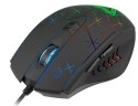 Mysz Tracer Gamezone XO USB ergonomiczna z RGB dla praworęcznych