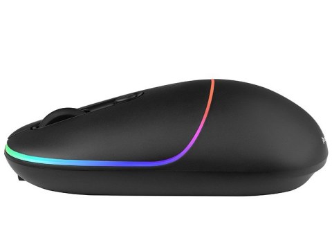 Mysz Tracer RATERO RF bezprzewodowa RGB ergonomiczna biurowa