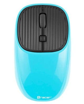 Mysz Tracer WAVE RF 2.4 GHz bezprzewodowa optyczna turkusowa uniwersalna