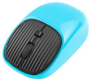 Mysz Tracer WAVE RF 2.4 GHz bezprzewodowa optyczna turkusowa uniwersalna