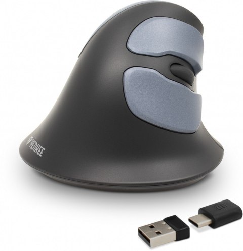 YENKEE Mysz ergonomiczna pionowa ErgoSnug bezprzewodowa USB 2.4 G
