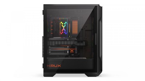 Obudowa Krux Heko ARGB Midi Tower z wentylatorami i filtrem przeciwkurzowym
