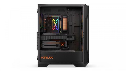 Obudowa Krux Heko ARGB Midi Tower z wentylatorami i filtrem przeciwkurzowym
