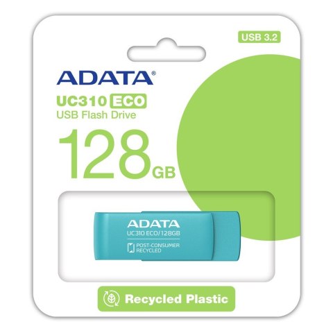 Pendrive Adata UC310 128GB USB 3.2 ECO zielony ekologiczny