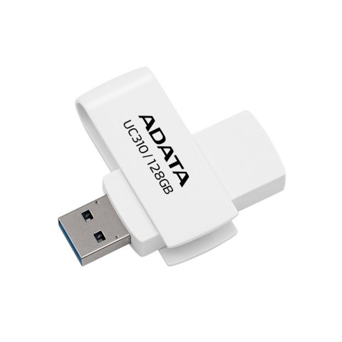 Pendrive Adata UC310 128GB USB 3.2 biały bezzatyczkowy