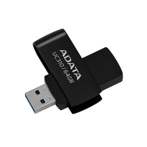 Pendrive Adata UC310 64GB USB 3.2 czarny przenośny stylowy