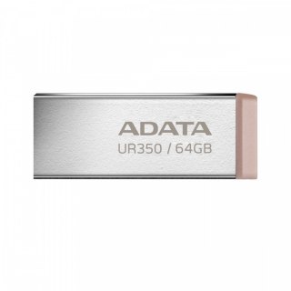 Pendrive Adata UR350 64GB USB3.2 Gen2 brązowy elegancki metalowy