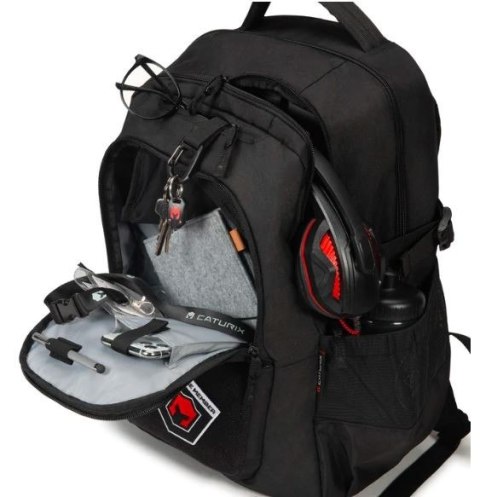 Plecak DICOTA CATURIX FORZA 15.6 Eco 27L gamingowy z ochroną przed kradzieżą