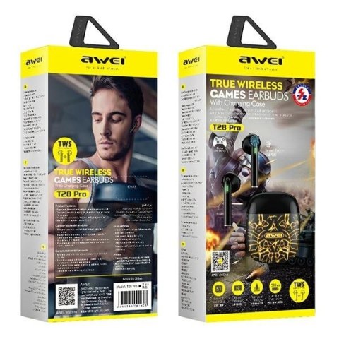 Słuchawki AWEI T28 Pro Bluetooth 5.1 wodoodporne TWS