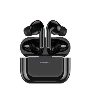 Słuchawki AWEI T29 TWS Bluetooth bezprzewodowe ergonomiczne czarne
