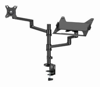 Uchwyt Gembird do monitora max 27 i laptop do 17 regulowany biurkowy