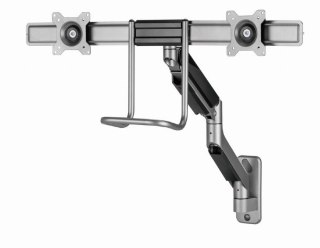 Uchwyt ścienny Gembird na 2 monitory 17-32 cale 8kg regulowany ergonomiczny