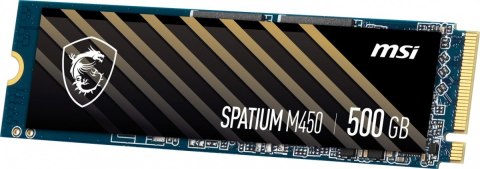 Dysk SSD MSI SPATIUM M450 500GB M.2 PCIe4 3600MB/s wydajny