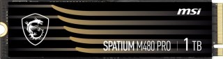 Dysk SSD MSI SPATIUM M480 PRO 1TB M.2 PCIe4 7400/6000MBs wydajny