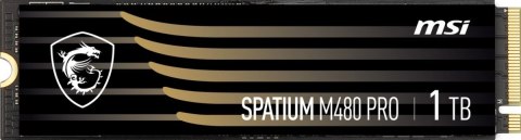 Dysk SSD MSI SPATIUM M480 PRO 1TB M.2 PCIe4 7400/6000MBs wydajny