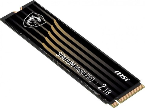 Dysk SSD MSI SPATIUM M480 PRO 2TB M.2 PCIe 7400MB/s wydajny