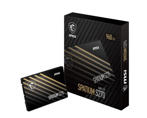 Dysk SSD MSI SPATIUM S270 960GB 2,5 cala SATA3 wydajny