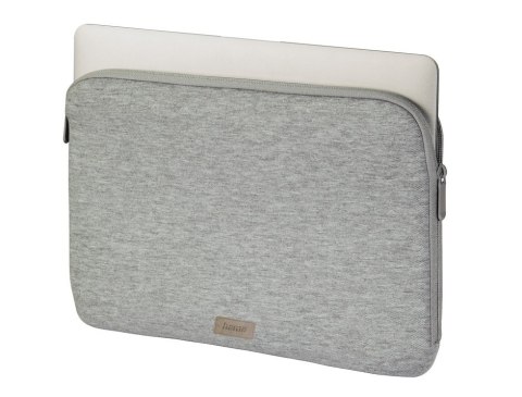 Etui do laptopa Hama Jersey 13.3 szare minimalistyczne z wyściółką