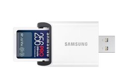 Karta pamięci SD Samsung PRO Ultimate 256GB z czytnikiem USB