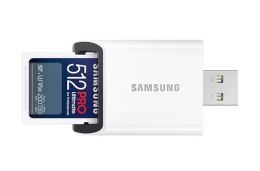 Karta pamięci Samsung SD Pro Ultimate 512GB szybka z czytnikiem USB