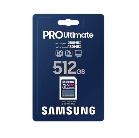 Karta pamięci SD Samsung Pro Ultimate 512GB szybka niezawodna