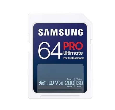 Karta pamięci SD Samsung 64GB Pro Ultimate z czytnikiem USB