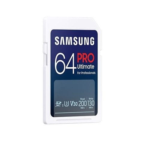Karta pamięci SD Samsung 64GB Pro Ultimate z czytnikiem USB