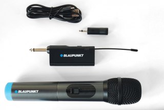Mikrofon bezprzewodowy Blaupunkt WM40U UHF 40m z dobrą jakością dźwięku