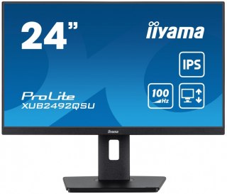 Monitor iiyama ProLite XUB2492QSU-B1 24 IPS QHD 100Hz USB-C