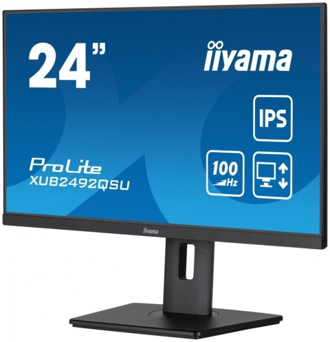 Monitor iiyama ProLite XUB2492QSU-B1 24 IPS QHD 100Hz USB-C