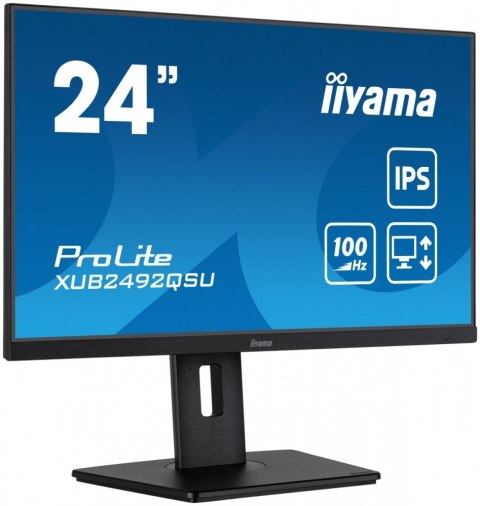 Monitor iiyama ProLite XUB2492QSU-B1 24 IPS QHD 100Hz USB-C