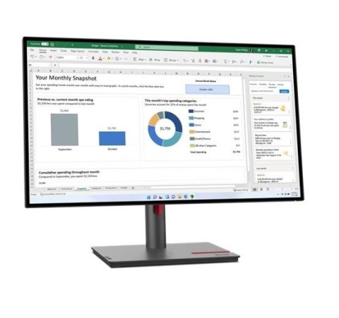 Monitor Lenovo ThinkVision P27q-30 27 cali WLED matowy 2K IPS