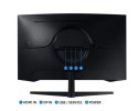 Monitor Samsung LS32CG552EUXEN 32 cale QHD 165Hz zakrzywiony