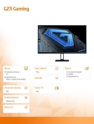 Monitor XIAOMI G27i Gaming 27 FHD 165Hz szybki IPS z FreeSync