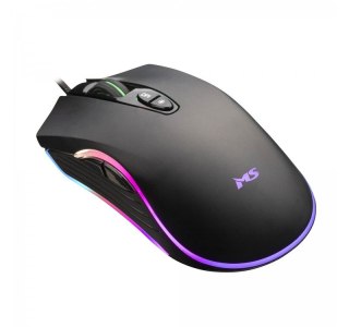 Mysz gamingowa MS Nemesis C365 6400 DPI z RGB LED czarna