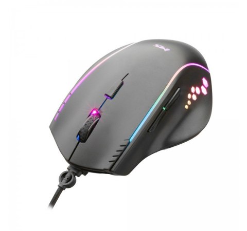 Mysz gamingowa MS Nemesis C370 7200 DPI przewodowa czarna RGB LED
