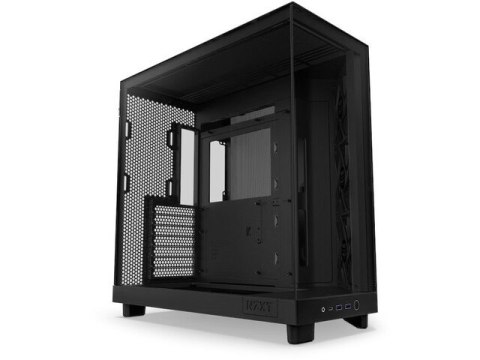 Obudowa NZXT H6 Flow Midi Tower czarna z oknem kompaktowa wydajna