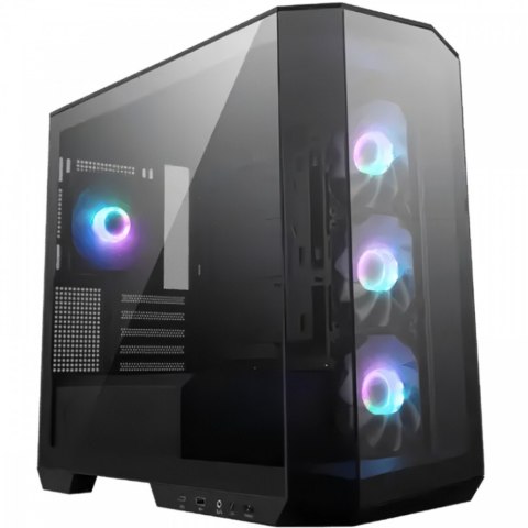 Obudowa MSI MAG PANO M100R PZ Tempered Glass RGB Micro Tower z wentylatorami