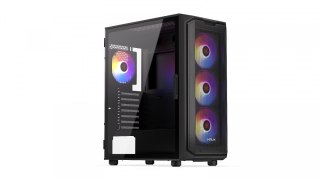 Obudowa Krux Orona RGB Midi Tower z wentylatorami i szklanym panelem