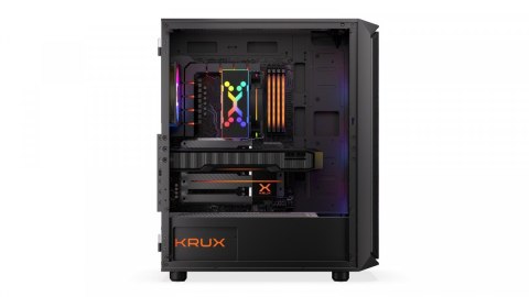 Obudowa Krux Orona RGB Midi Tower z wentylatorami i szklanym panelem