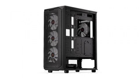 Obudowa Krux Orona RGB Midi Tower z wentylatorami i szklanym panelem